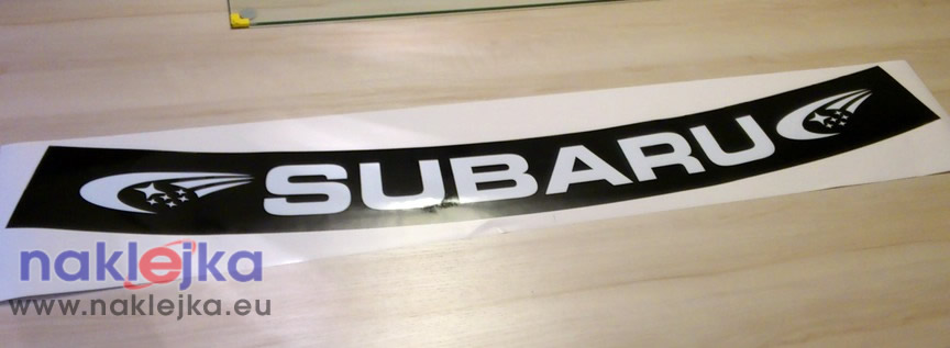 Pas na przednią szybę Subaru naklejkasklep